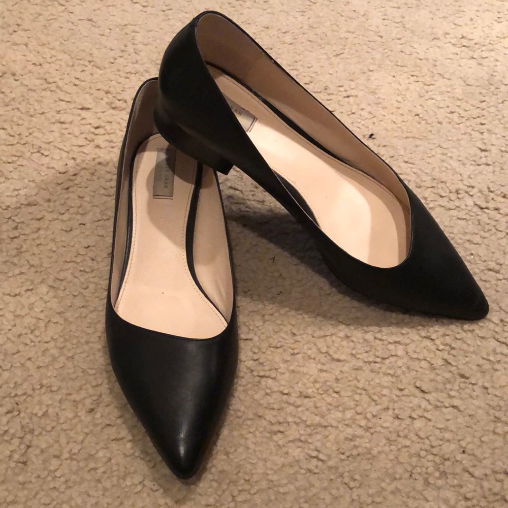 Cole Haan black leather flats size 8
